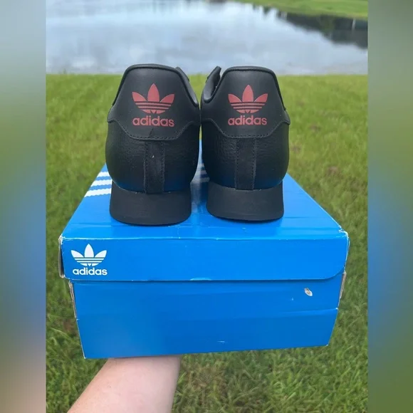 NWT Adidas Mens Samoa Blue and Burgundy Sneakers Size 13 - Picture 7 of 12